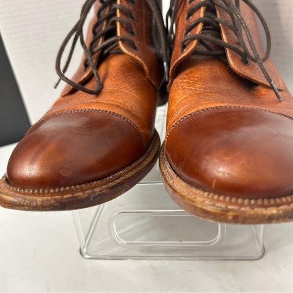 TAFT Men’s Rome Ankle Boot Brown Lace Up 10 US 43 EU Leather Made in Spain main image 12
